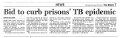 Bid to curb prisons’ TB epidemic