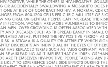 Journalists HIV Resource: Take note of HIV